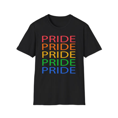 Pride Celebration Unisex T-Shirt | LGBTQ+ Pride Tee, Rainbow Pride Shirt, Equality Apparel, Gift for Pride Month