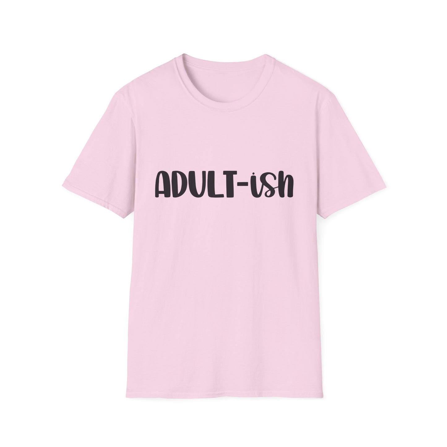 Funny Adult-ish Unisex Softstyle T-Shirt – Perfect Gift for New Adults