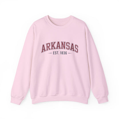 Arkansas Est. 1836 Crewneck Sweatshirt