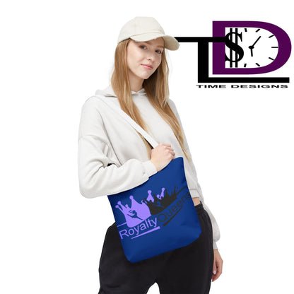 Royalty Queens Tote Bag | Stylish Everyday Carryall | Gift for Queens | Shopping, Beach, Travel, or Gym