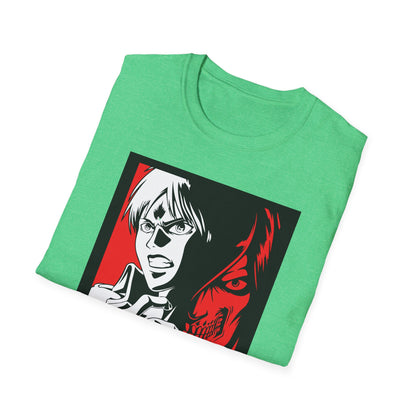 Anime-Inspired Unisex T-Shirt - Attack on Titan Graphic Tee, Casual Wear, Gift for Fans, Streetwear, Birthday Gift