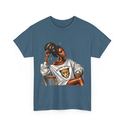 Empowering Women Graphic Tee - 'Making Moves' Heavy Cotton Unisex T-Shirt