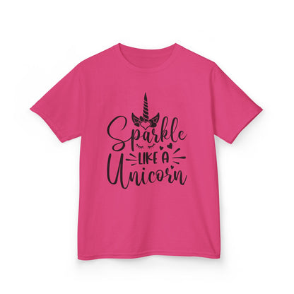 Sparkle Like A Unicorn Kids Tee - Fun & Colorful Cotton Shirt