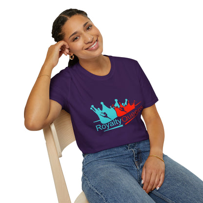 Royalty Queens Unisex Softstyle T-Shirt - Empowering Graphic Tee for Celebrations and Everyday Wear