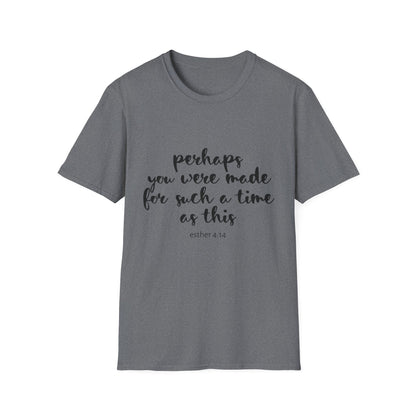 Inspirational Quote T-Shirt: 'Perhaps You Were Made For Such A Time As This'
