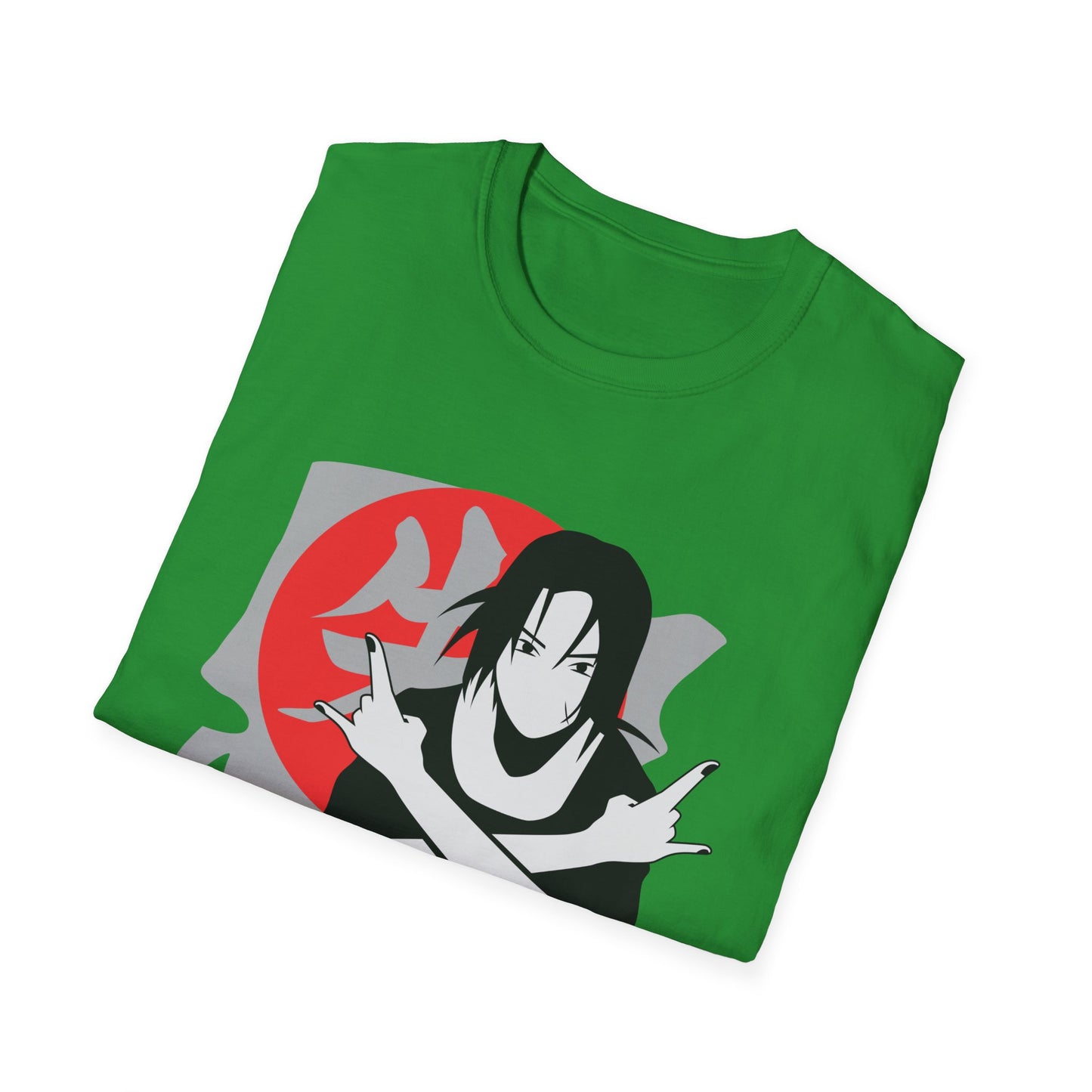 Unisex Softstyle Anime T-Shirt - Iconic Itachi Design