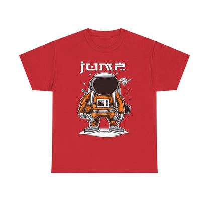 Astronaut Graphic Unisex Heavy Cotton Tee - Space Explorer Tee