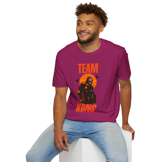 Team Kong Unisex Softstyle T-Shirt - Bold Graphic Tee for Fans & Celebrations