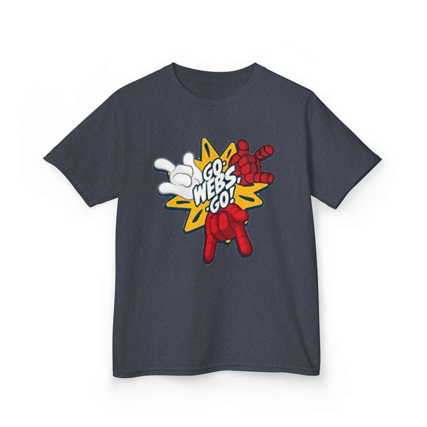 Kids Superhero Graphic Tee - Go Webs Go!