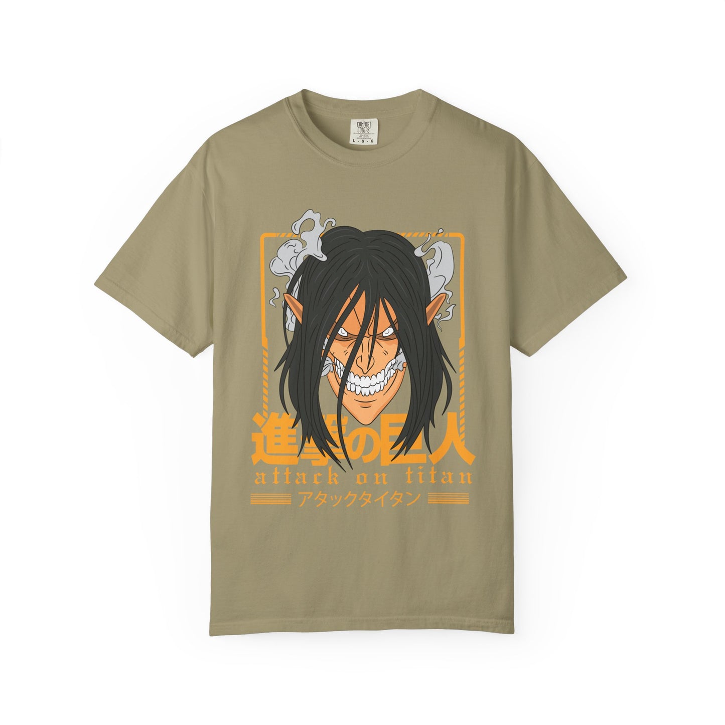 Attack on Titan Unisex Garment-Dyed T-shirt | Manga Fans Shirt | Anime Apparel | Comic Con Gift | Casual Wear | Unique Gift