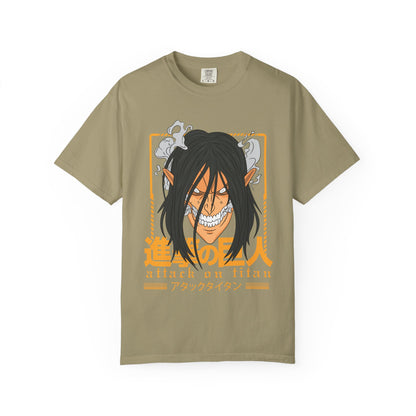 Attack on Titan Unisex Garment-Dyed T-shirt | Manga Fans Shirt | Anime Apparel | Comic Con Gift | Casual Wear | Unique Gift