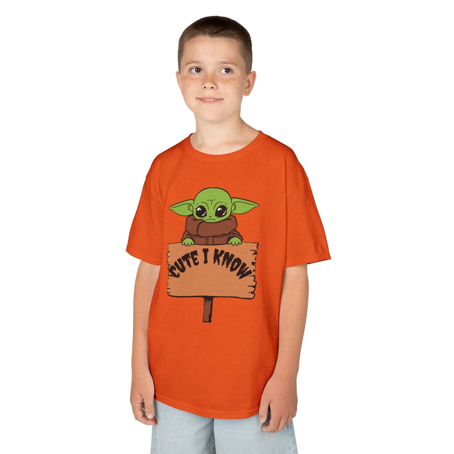 Cute Baby Alien Kids Tee - "Cute I Know" Design for Trendy Kids