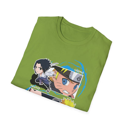 Anime naruto Adventure Unisex Softstyle T-Shirt - Naruto Characters Design