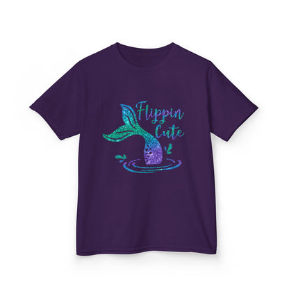 Flippin Cute Kids Tee - Colorful Whale Design for Fun-loving Children