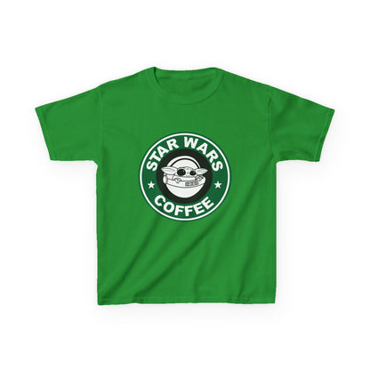Star Wars Coffee Kids Tee, Fun Graphic T-shirt for Boys & Girls, Perfect for Birthdays, Star Wars Fans, Casual Wear