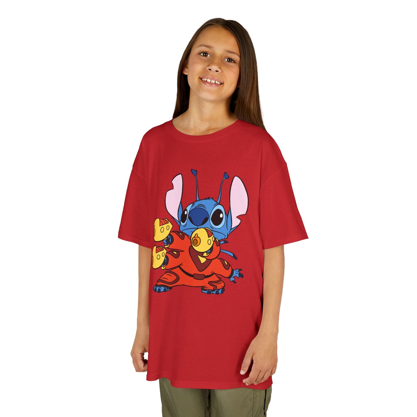 Colorful Kids Tee with Fun Cartoon Design