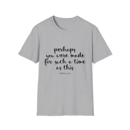 Inspirational Quote T-Shirt: 'Perhaps You Were Made For Such A Time As This'