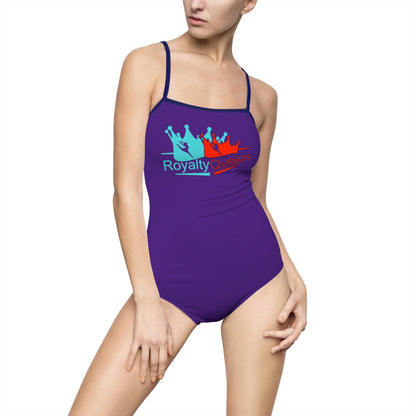 Royalty Queens Women's One-Piece Swimsuit, Swimwear for Pool, Beach, Vacation, Summer Fun, Gifts for Her