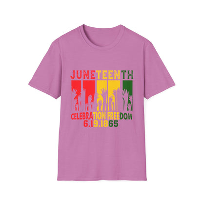 Juneteenth Celebration T-Shirt | Soft, Unisex, Freedom, Heritage, Cultural Pride, Gift, Commemorative Wear