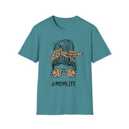 #MomLife Unisex Softstyle T-Shirt - Stylish and Comfortable for Mothers