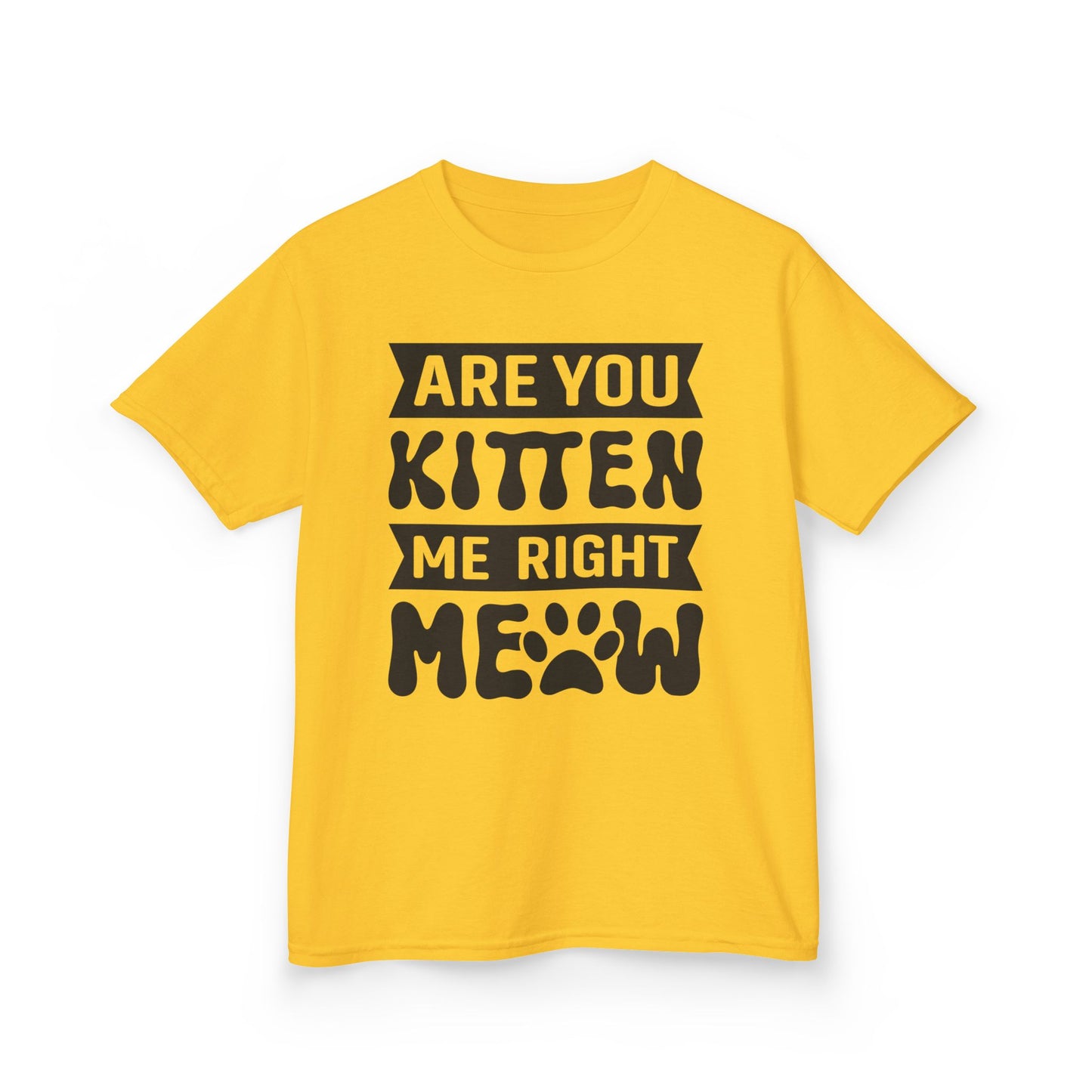 Cute Kids Tee - "Are You Kitten Me Right Meow" T-Shirt for Cat Lovers, Birthday Gift, Funny Pet Shirt, Kids' Humor Clothing, Animal [...]