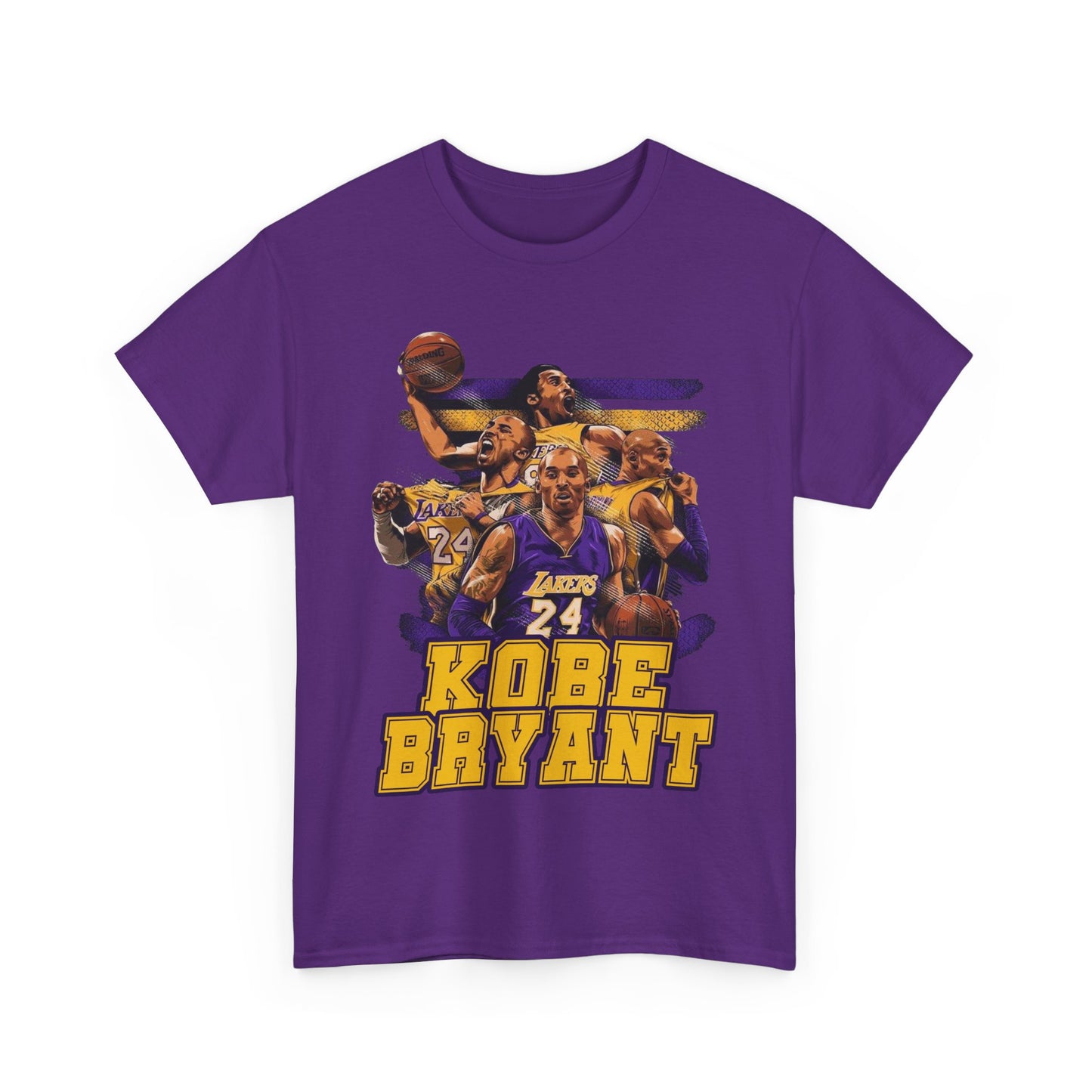 Kobe Bryant Tribute Unisex Heavy Cotton Tee - Basketball Legend Shirt