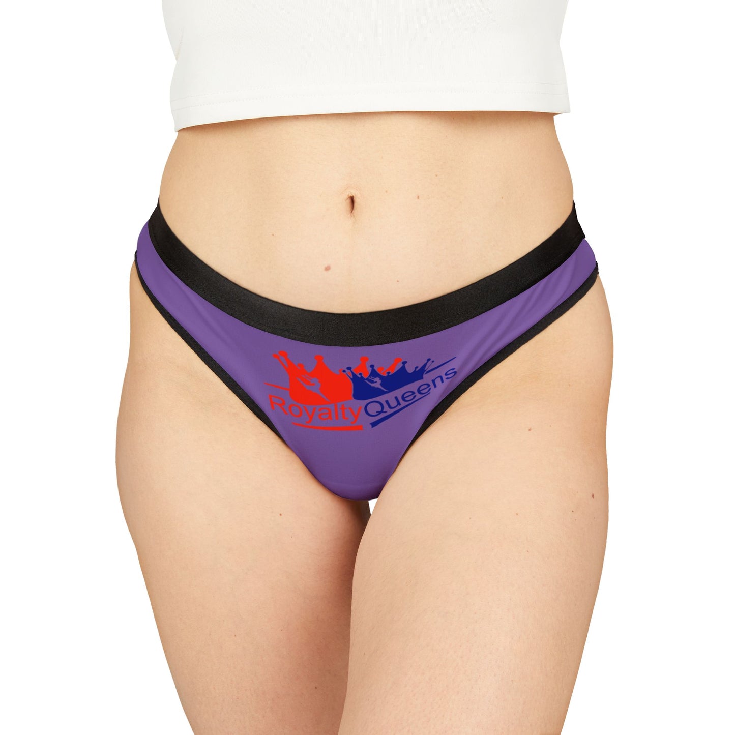 Royalty Queens Women's Thongs - Purple Lingerie for Confident Women