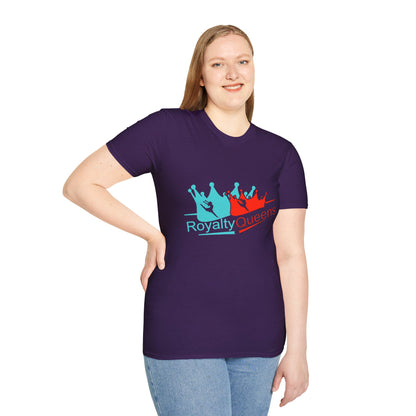 Royalty Queens Unisex Softstyle T-Shirt - Empowering Graphic Tee for Celebrations and Everyday Wear
