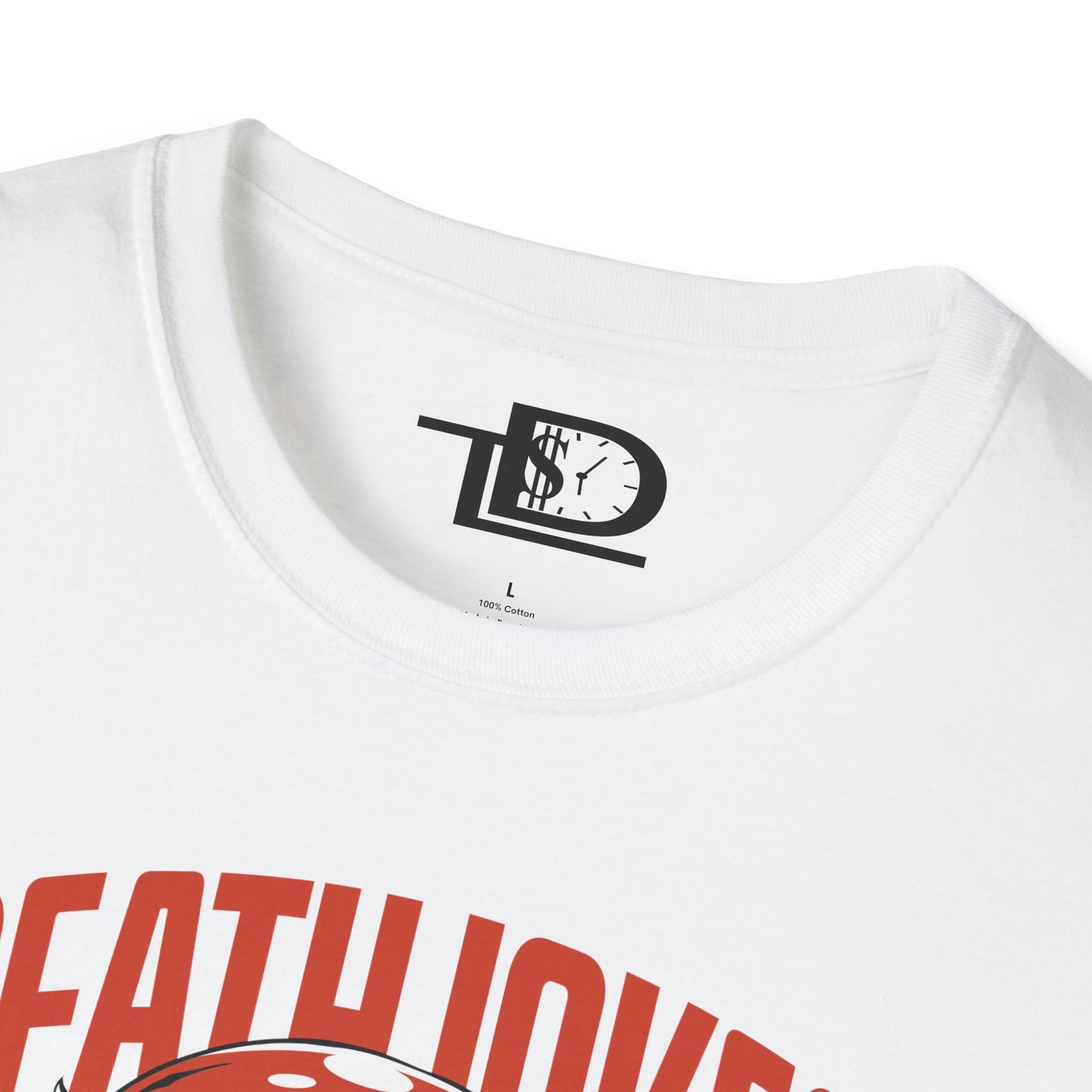 Funny Graphic Tee, Unisex Humor Shirt, Gift for Jokesters, Death Jokes Design, Comfortable Casual Wear