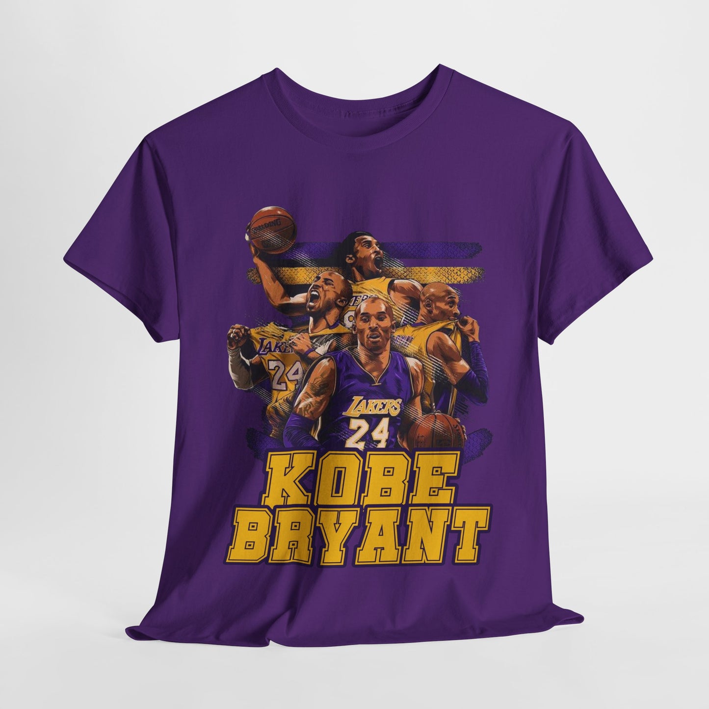 Kobe Bryant Tribute Unisex Heavy Cotton Tee - Basketball Legend Shirt