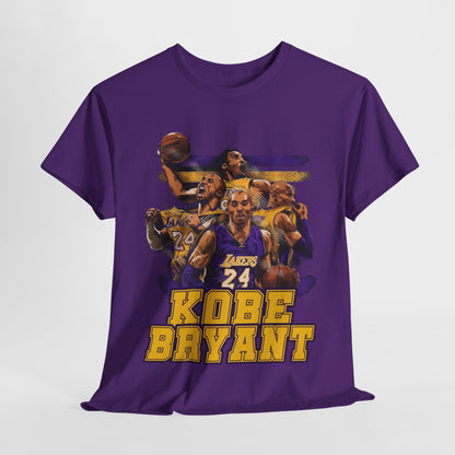 Kobe Bryant Tribute Unisex Heavy Cotton Tee - Basketball Legend Shirt