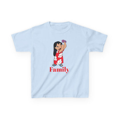 Kids Family Tee, Cute Kids T-Shirt, Family Bonding Shirt, Birthday Gift for Kids, Cute Family Design Tee