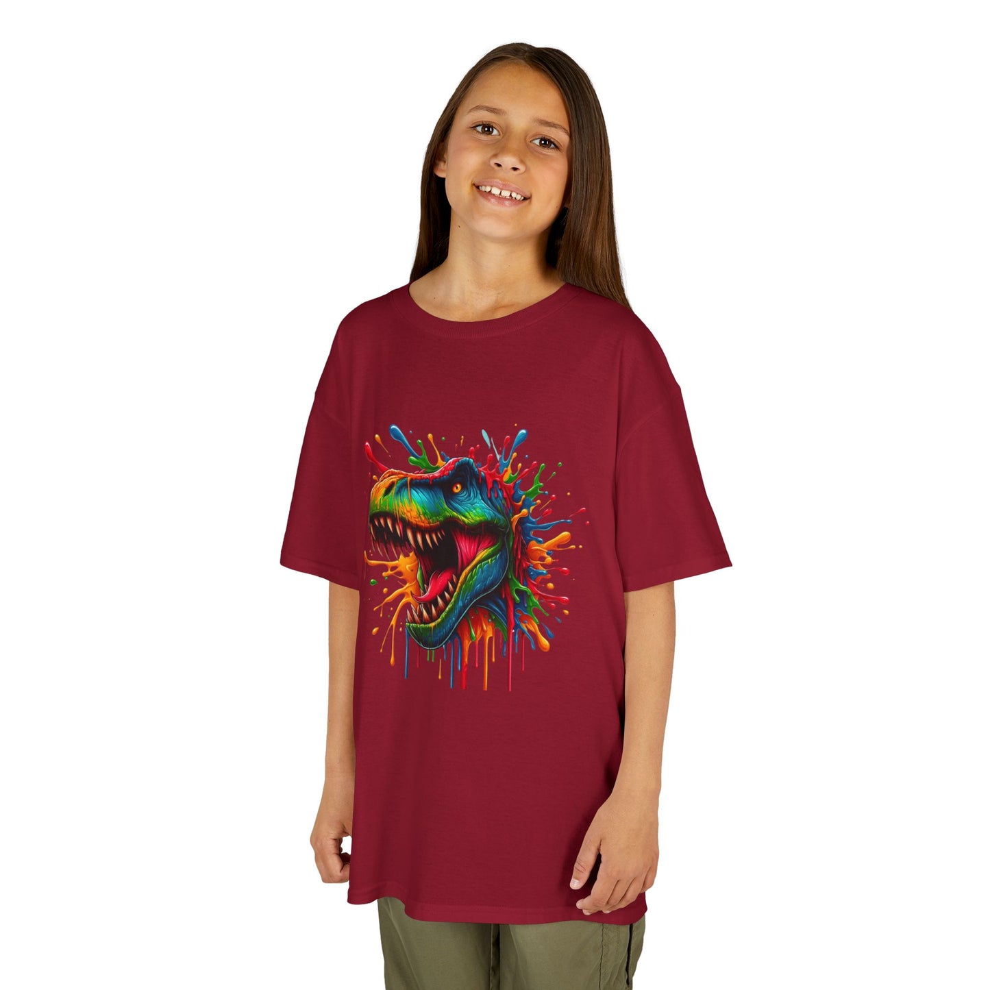 Colorful Dinosaur Kids Heavy Cotton™ Tee