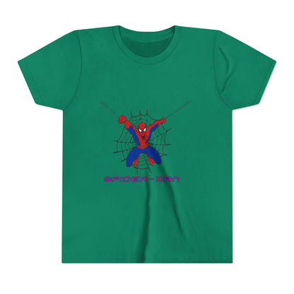 Spider-Man Youth Short Sleeve Tee - Fun Graphic Tee for Kids, Superhero Shirt, Birthday Gift, Comic Theme Apparel, Playtime Wear