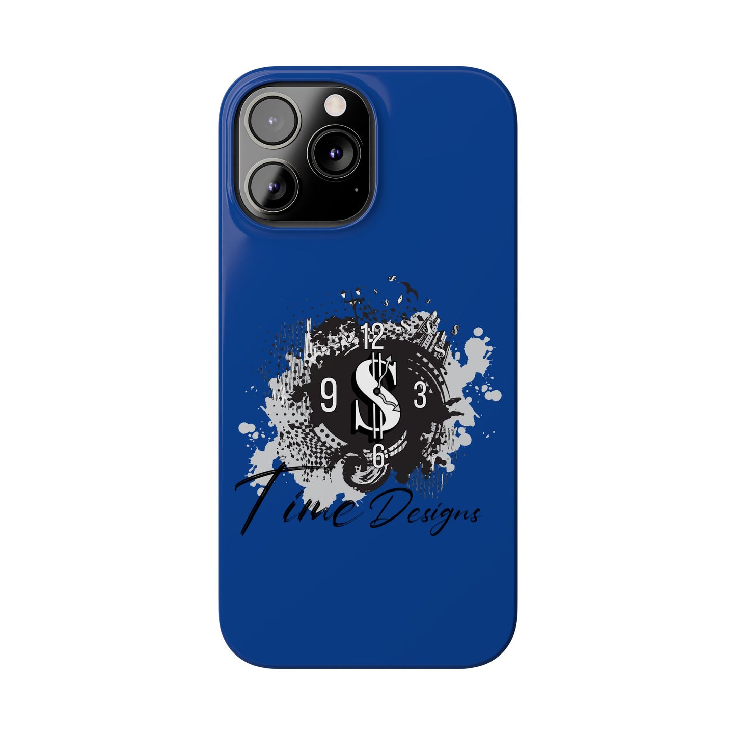 Stylish Dollar Clock Slim Phone Case | Time Designs