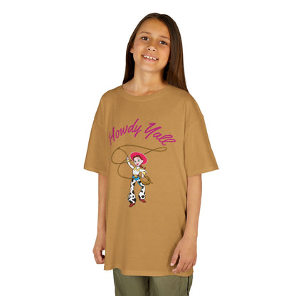 Howdy Y'all Kids Tee - Fun Western Style Cotton T-Shirt for Kids