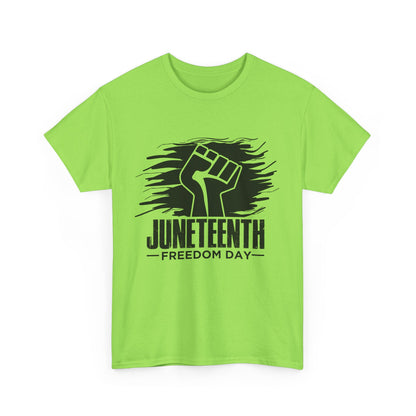 Juneteenth Freedom Day Tee, Unisex Heavy Cotton, Black Power Graphic Shirt, Everyday Wear, Freedom Celebration Apparel, Juneteenth Gift