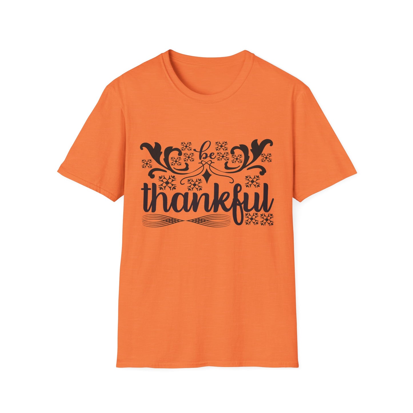 Thankful Unisex Softstyle T-Shirt - Fall Fashion, Thanksgiving Gift, Casual Wear, Gratitude Tees, Everyday Comfort
