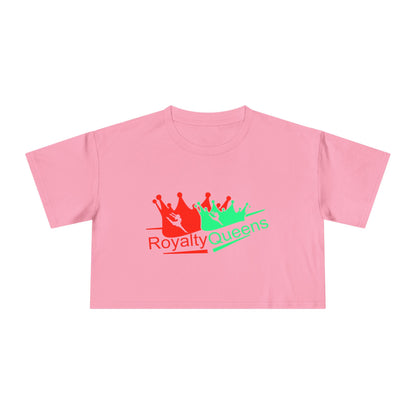 Royalty Queens Cropped Tee - Fun Style, Perfect for Celebrations, Birthdays, Casual Wear, Self-Love, Women's Fashion