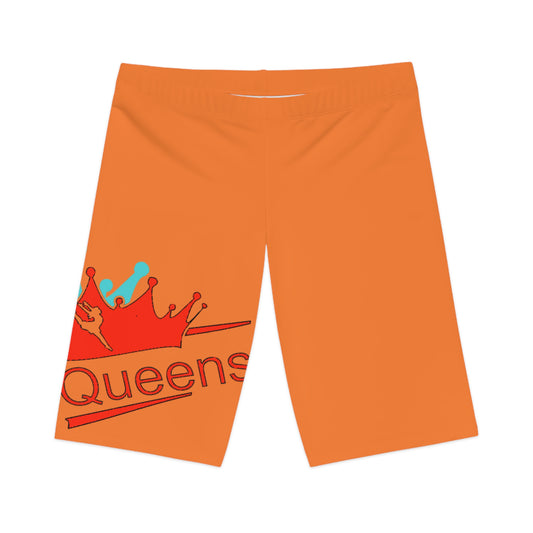 Queens Royalty Women's Bike Shorts - Stylish Athletic Wear, Workout Shorts, Summer Fashion, Cycling Gear, Outdoor Adventure