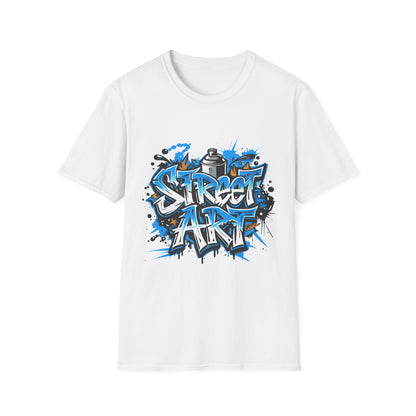 Street Art T-Shirt | Unisex Softstyle Tee, Graffiti Shirt, Urban Vibe Apparel, Casual Streetwear, Gift for Art Lovers
