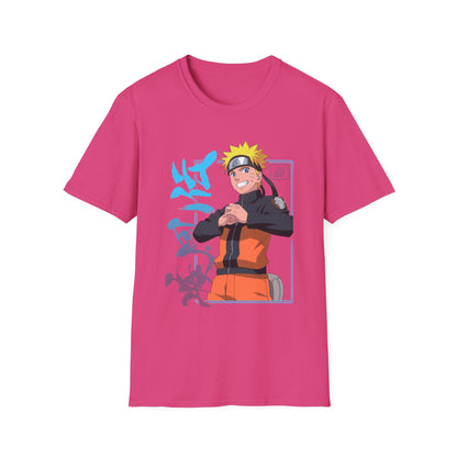 Anime-Inspired Unisex Softstyle T-Shirt - Naruto Design
