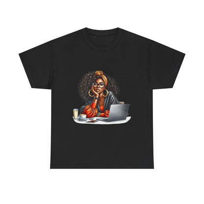 Creative Work From Home Unisex Heavy Cotton Tee