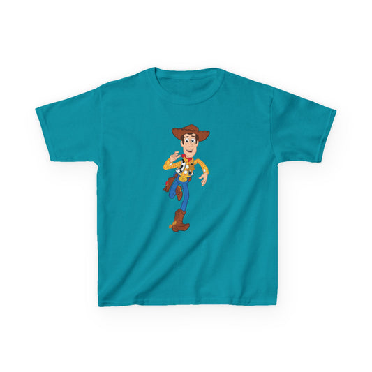 Whimsical Cowboy Kids Tee, Fun Graphic Tee, Kids Casual Wear, Adventure Shirt, Gift for Children, Birthday Outfit, Playful Apparel