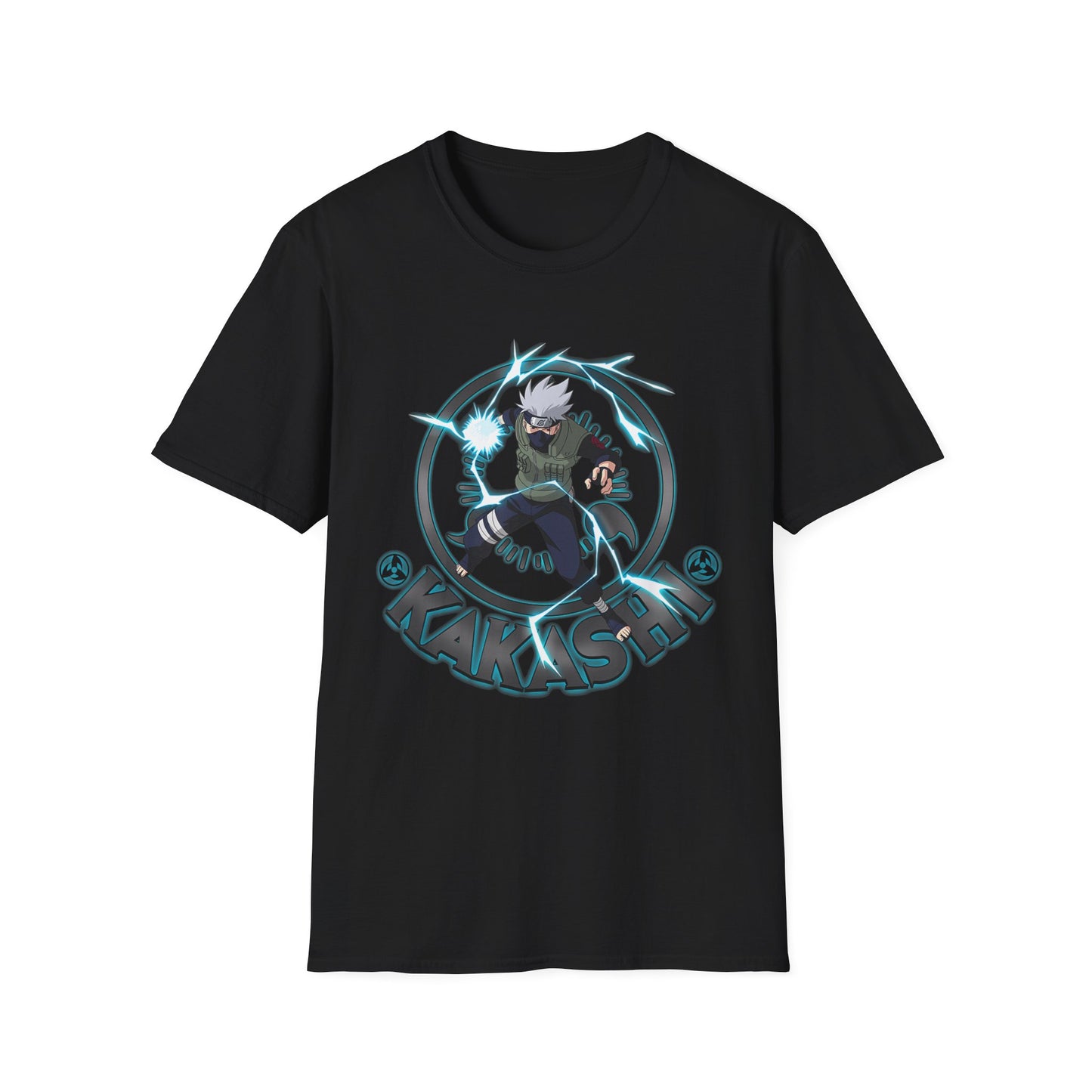 Kakashi Unisex Softstyle T-Shirt - Perfect for Anime Fans