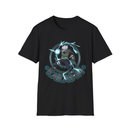Kakashi Unisex Softstyle T-Shirt - Perfect for Anime Fans