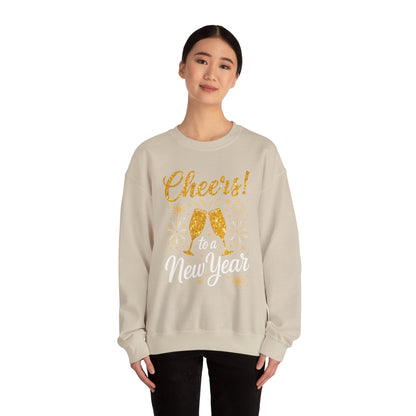 Cheers to a New Year Sweatshirt — New Year’s Eve Celebration Crewneck