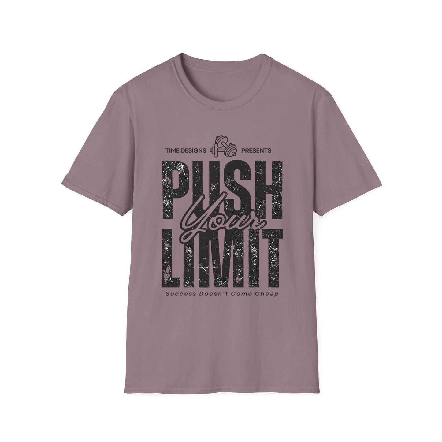 Motivational Unisex Softstyle T-Shirt - 'Push Your Limit'