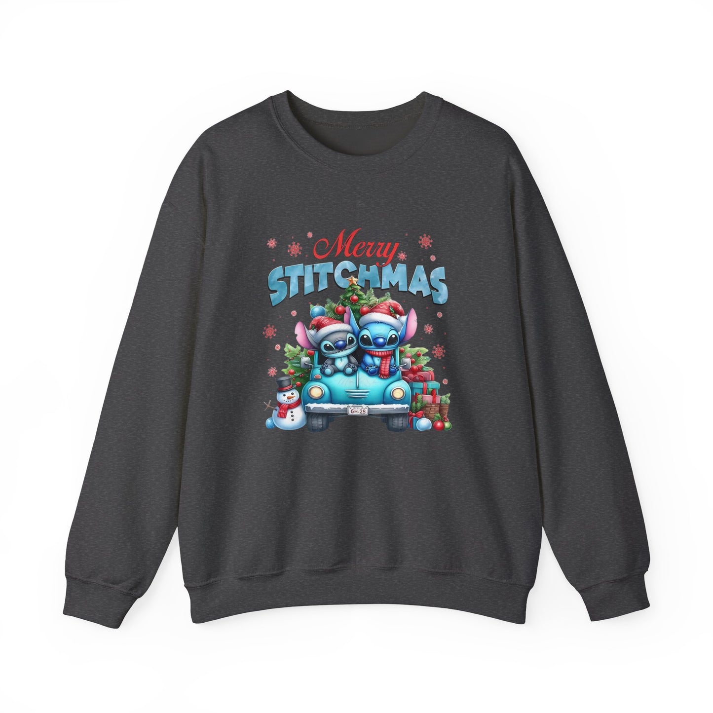 Merry Stitchmas Sweatshirt – Cute Stitch Holiday Crewneck