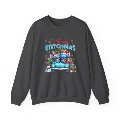 Merry Stitchmas Sweatshirt – Cute Stitch Holiday Crewneck